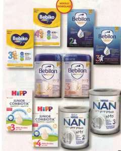 Mleka modyfikowane 2,3 i 4 - drugi produkt-50%(bebiko,nan opti pro plus ,bebilon advance,bebilon profutura,hipp)-lidl