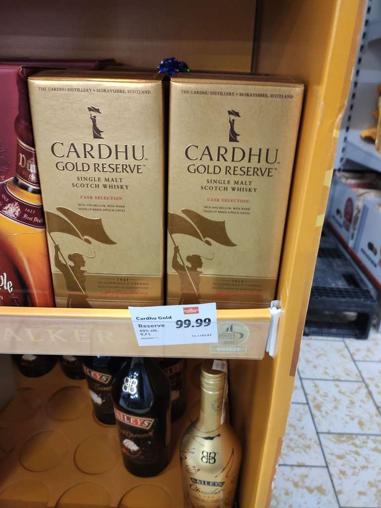 Whisky Cardhu Gold Reserve 99,99pln. Lidl