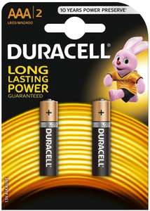 Baterie AAA LR3 DURACELL Basic (2 szt.)