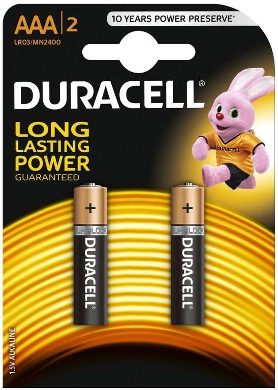 Baterie AAA LR3 DURACELL Basic (2 szt.)