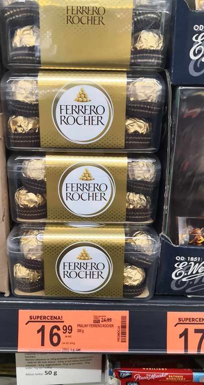 Ferrero Rocher 200gr Biedronki Ogólnopolska Sprawdź po kodzie