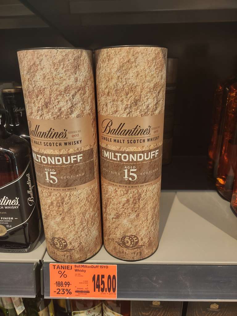 Whisky Ballantine's Miltonduff 15 yo Kaufland