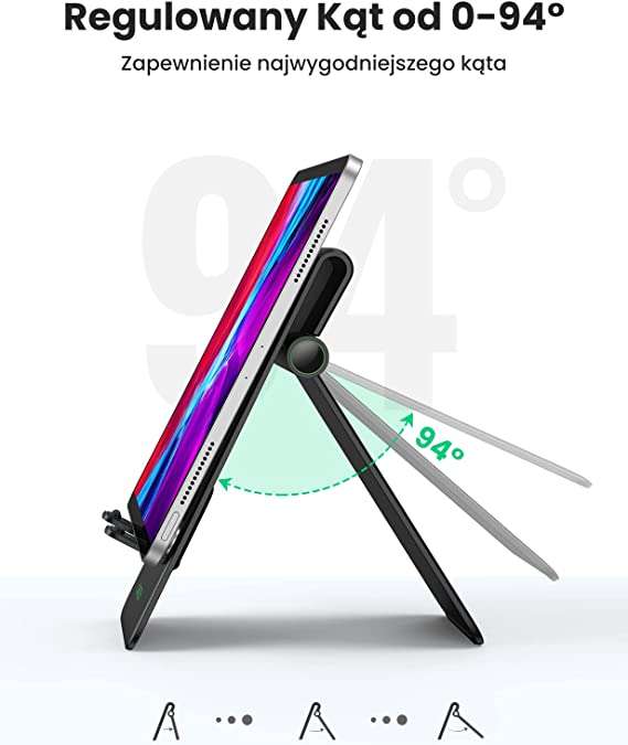 UGREEN regulowany stojak na smartfony i tablety od 4,7" do 12,9" (np. iPada) @ Amazon