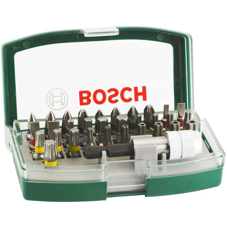Zestaw końcówek Bosch 32 bity + uchwyt