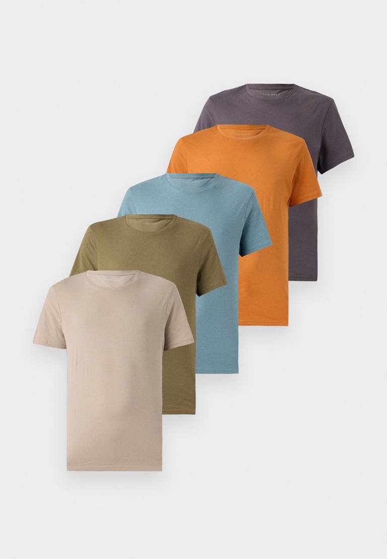 Pier One T-shirt 5-PAK - 100% Bawelna