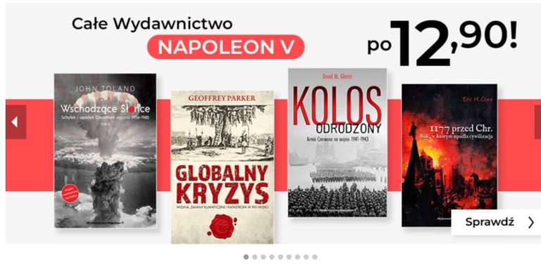 Wszystkie ebooki wydawnictwa Napoleon V po 12,90 zł/szt
