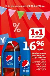 Pepsi 1,5L dwupak 1+1 (2,83/L) /auchan