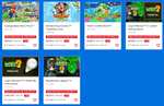 Mario party superstars, Donkey Kong country, Yoshi's crafted world, Luigi's Mansion 3, digital, nintendo switch, eshop