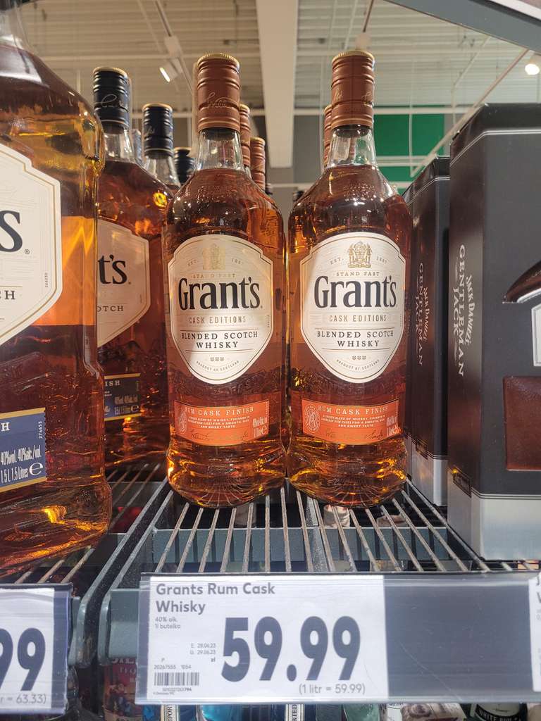 Whisky Grant's Cask Editions 1l 59,99 zł Kaufland