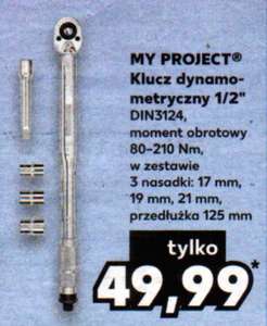Klucz dynamometryczny 1/2" 80-210 Nm MY PROJECT - Kaufland