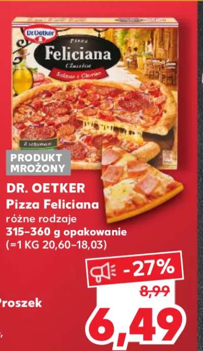 Dr. Oetker: Pizza Feliciana Kaufland od 14.07