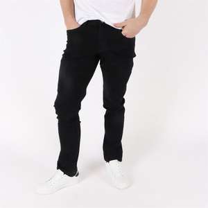 Czarne męskie spodnie jeansy Blue Icon 14 rozmiarów (dostępne również niebieskie) lekki slim