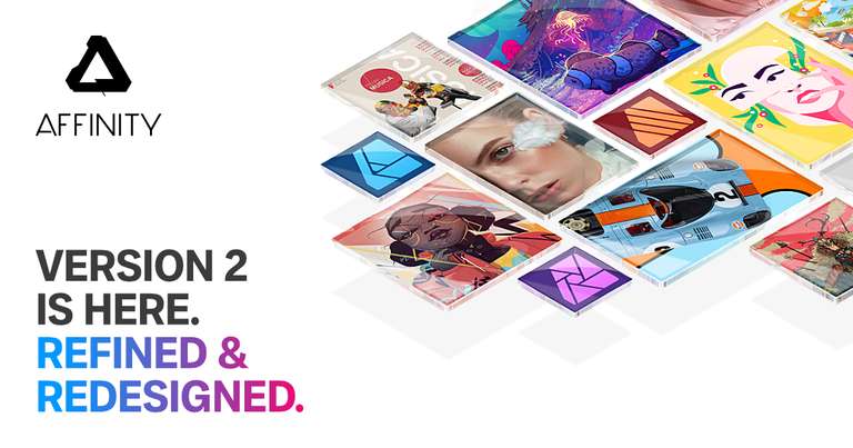 Już jest! Affinity 2.0! Wszystkie programy taniej razem na premierę (Affinity Photo V2/ Designer V2/ Publisher V2)