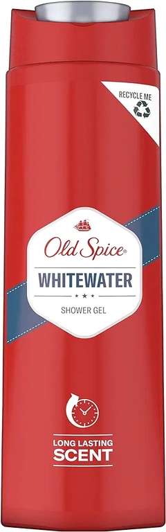 Żel pod prysznic Old Spice Whitewater 6sztuk x 400ml [ 7,94/szt ] | Amazon | Możliwe 5,41zł za sztukę