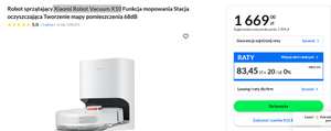 Xiaomi Robot Vacuum X10 Możliwa cena 1576 zł !