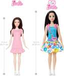 Moja Pierwsza Barbie Renee Elastyczna lalka (brunetka), lisek, akcesoria, HLL22