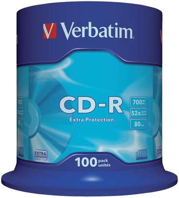 Płyty CD-R Verbatim 700 MB x52 100 szt. cake - EXTRA...