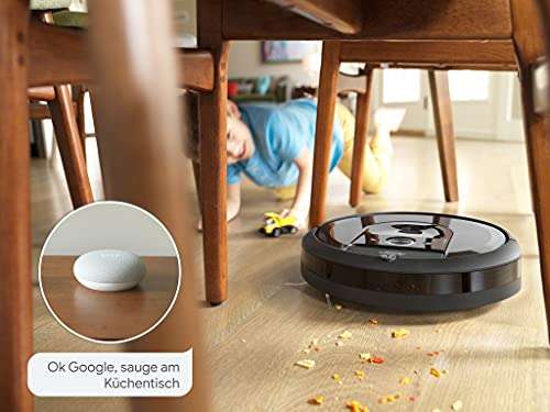iRobot Roomba i7+ (i7556) robot odkurzający, automatyczna stacja ssąca odkurzacz Amazon Warehouse