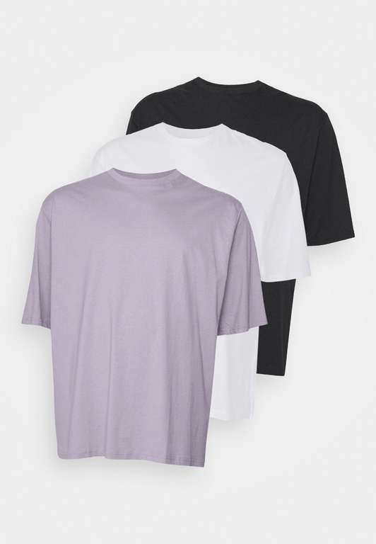 3-pak bawełnianych t-shirtów męskich YOURTURN - r. 3XL-6XL @Lounge by Zalando