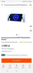 Konsola przenośna SONY PlayStation Portal za 999 Empik Premium