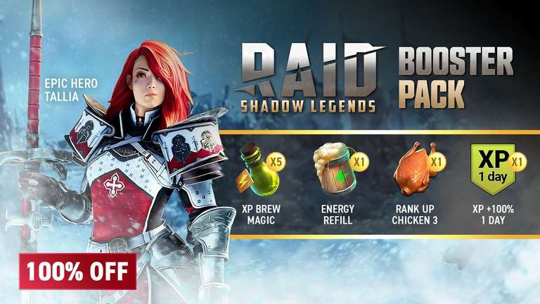 Fanatical Giveaway - RAID Shadow Legends " Booster Pack " za darmo