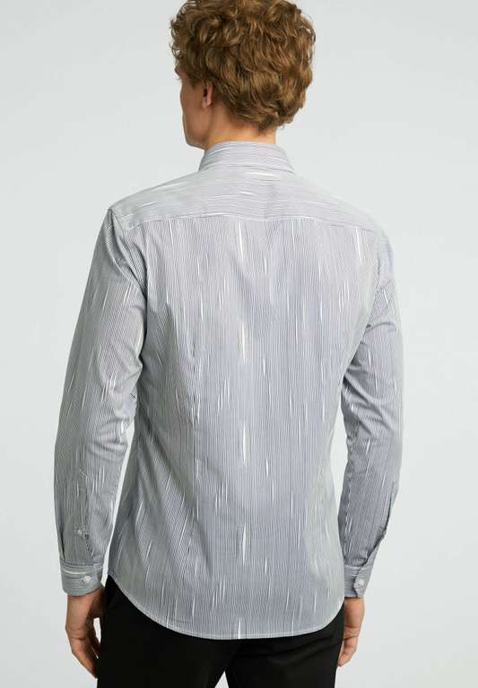 Koszula Wólczanka w asymetryczne paski, 100% bawełna @Wólczanka