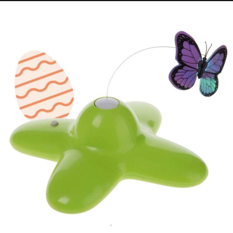 Funny Butterfly - zabawka dla kota