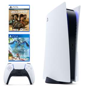 PlayStation 5 + Horizon: Forbidden West + Uncharted (możliwe 2849zł z kodem ING)