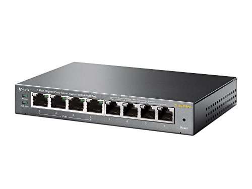 TP-Link TL-SG108PE Zarządzany L2 Gigabit Ethernet PoE, 63,22Euro