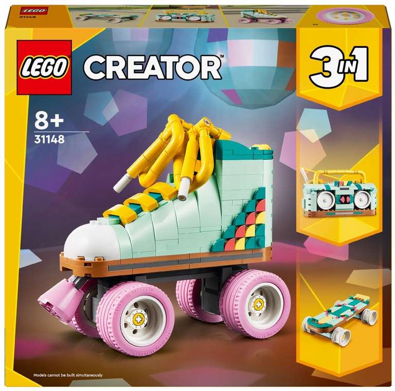 LEGO Creator 3 w 1 31148 Retro wrotki | darmowa dostawa z allegro smart