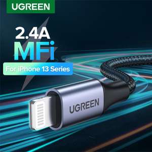 UGREEN MFi Lightning USB 2.4A Fast Charging Cable 1M