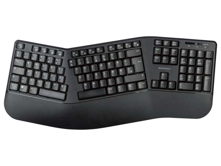 Klawiatura ergonomiczna, bezprzewodowa Silvercrest, kopia MS Natural Keyboard