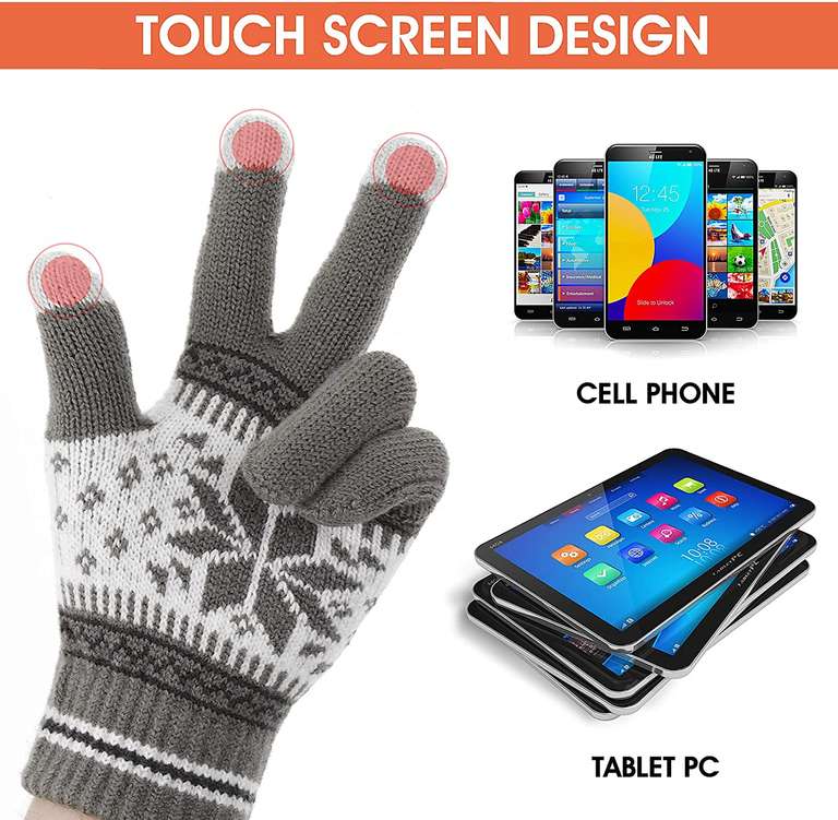 Ciepłe rękawiczki z możliwością obsługiwania ekranów dmtwjmwwagg