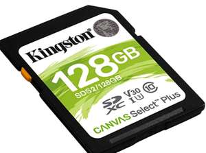Karta SD Kingston Canvas Select Plus SDS2 128GB, V30, U3, - zapis/odczyt - 90/90 MB/s - darmowa dostawa