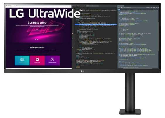 Monitor LG UltraWide Ergo 34WN780-B (IPS, 3440 x 1440, 21:9)