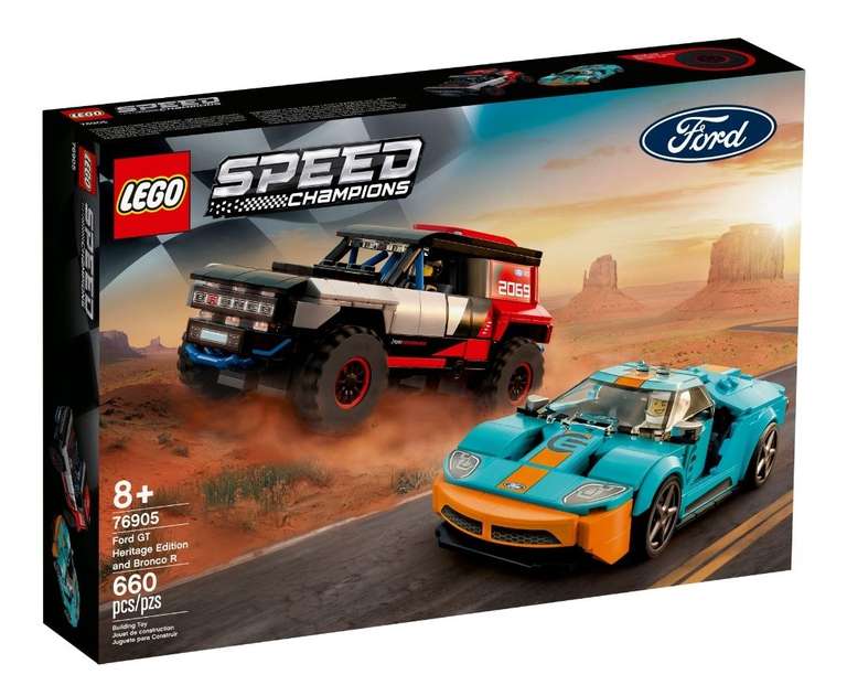 LEGO Speed Champions - 76905 - Ford GT Heritage Edition i Bronco R