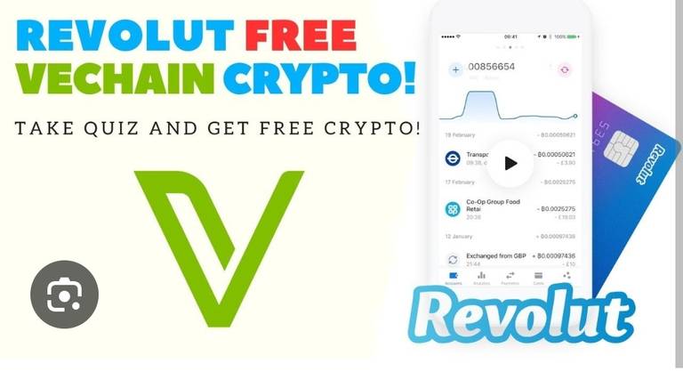 0,60 € w kryptowalutach VeChain za quiz w Revolut! Krótki quiz z odpowiedziami