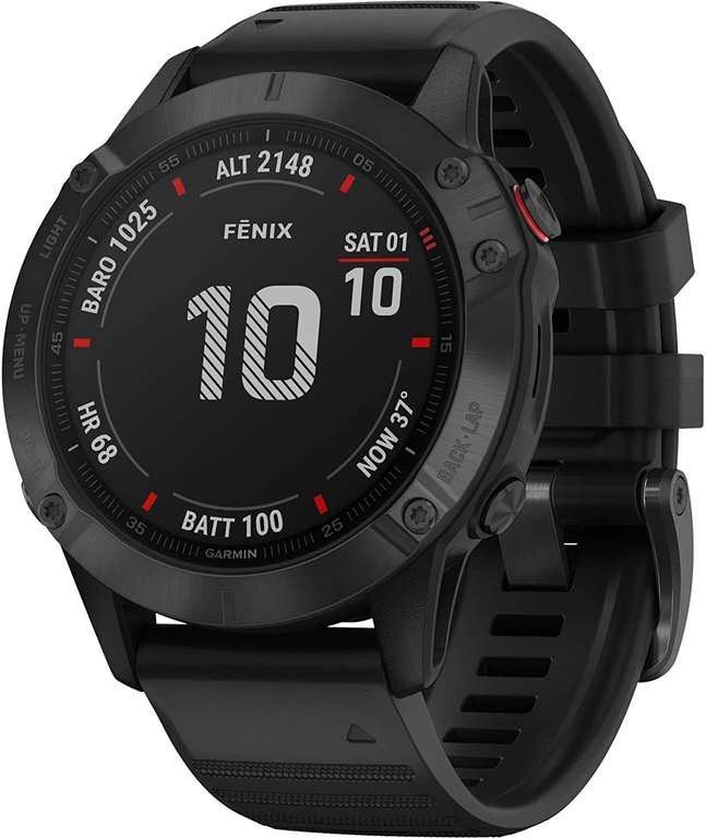 Garmin Fenix 6 Pro multisportowy zegarek GPS, czarny