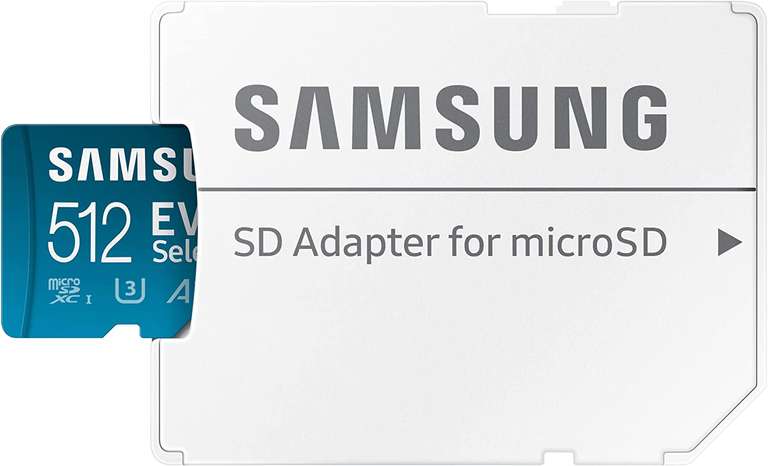 Samsung EVO Select mSD MB-ME512KA/EU, Karta Pamięci, 512 GB, Niebieski