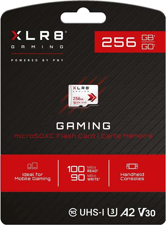 Karta Pamięci 256GB Micro SDXC PNY XLR8 87,99 zł Amazon