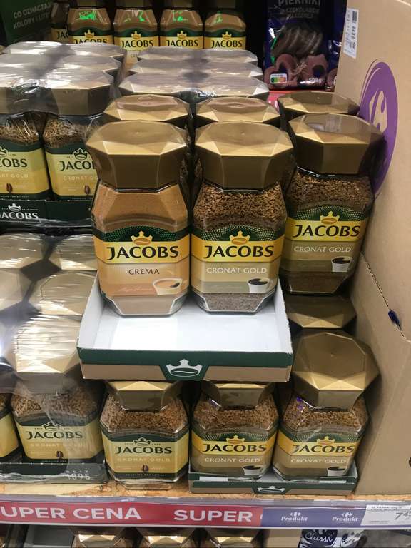 Kawa Jacobs cronat gold/ cafe crema 200g w Carrefour