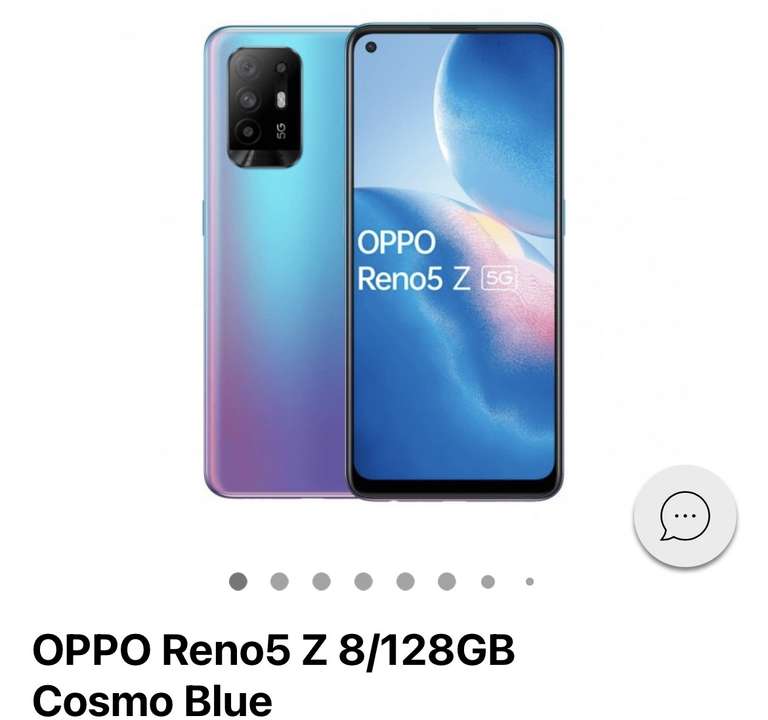 Smartfon OPPO Reno5 Z 8/128GB Cosmo Blue