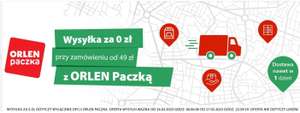 Darmowa dostawa z apteki OLMED z dostawą Orlen Paczka przy MWZ 49 zł