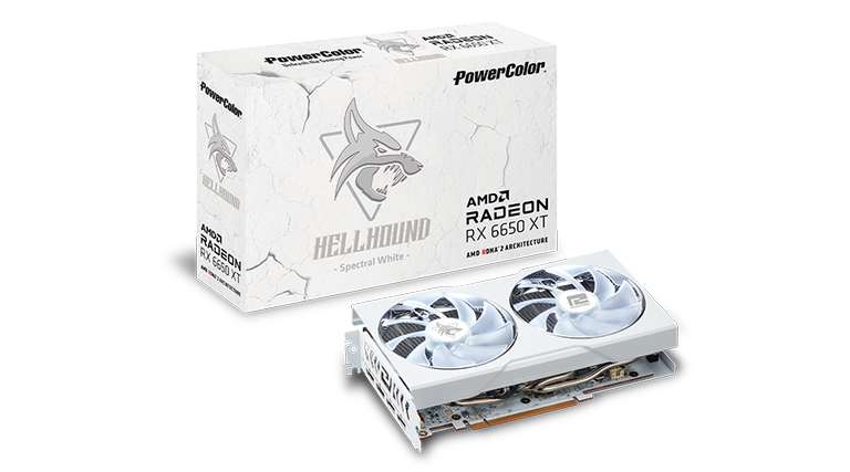 Karta graficzna gpu PowerColor Radeon RX 6650 XT Hellhound Spectral White 8G Możliwe 1703.99zł + 2 gry