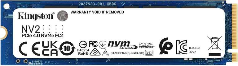 Dysk Kingston NV2 NVMe PCIe 4.0 SSD 1TB M.2 2280 -SNV2S/1000G Amazon.pl