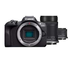 Aparat Canon EOS R100 + RF-S 18-45 mm f/4.5-6.3 IS STM + 55-210 mm f/5-7.1 IS STM (możliwe 2332,40zł!) @ Euro