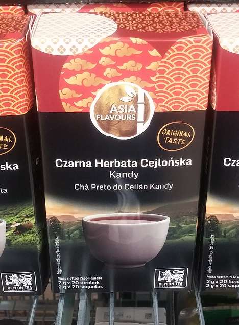 Herbata cejlońska Asia Flavours, różne rodzaje - Biedronka