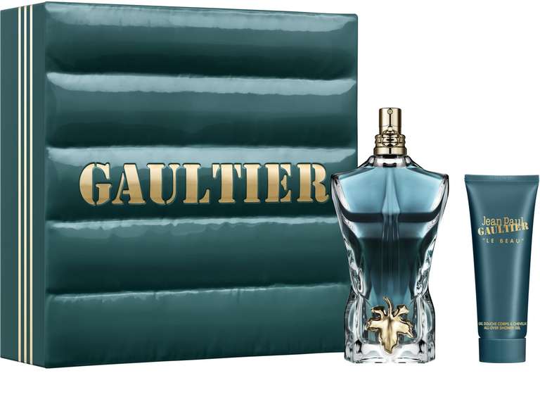 Perfumy męskie Jean Paul Gaultier Le Beau EDT 125ml + żel prysznicowy