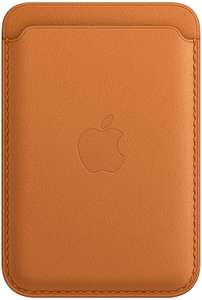 Apple Skórzany portfel z MagSafe (do iPhone) - Złocisty brąz