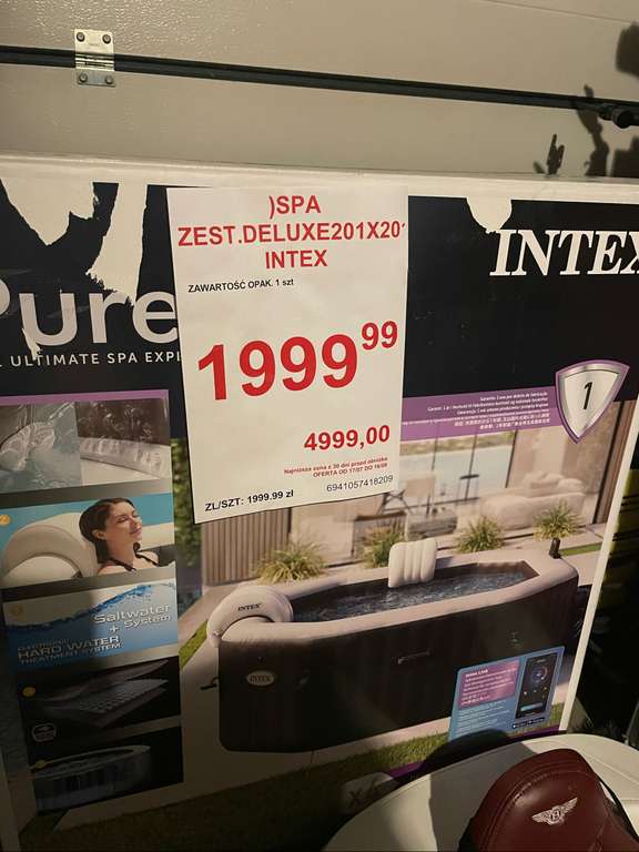 Jacuzzi dmuchane Intex Spa Deluxe- Auchan